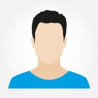 Man avatar profile. Male face icon. Vector illustration.